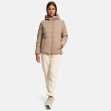 Marikoo Alemee Damen Stepp Jacke Taupe Grey Größe M - Gr. 38