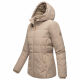 Marikoo Alemee Damen Stepp Jacke Taupe Grey Größe M - Gr. 38