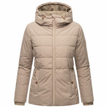 Marikoo Alemee Damen Stepp Jacke Taupe Grey Größe L - Gr. 40