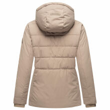 Marikoo Alemee Damen Stepp Jacke Taupe Grey Größe XXL - Gr. 44