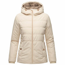Marikoo Alemee Damen Stepp Jacke Cream Größe S - Gr. 36