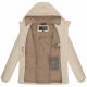 Marikoo Alemee Damen Stepp Jacke Cream Größe S - Gr. 36