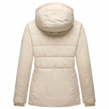 Marikoo Alemee Damen Stepp Jacke Cream Größe L - Gr. 40