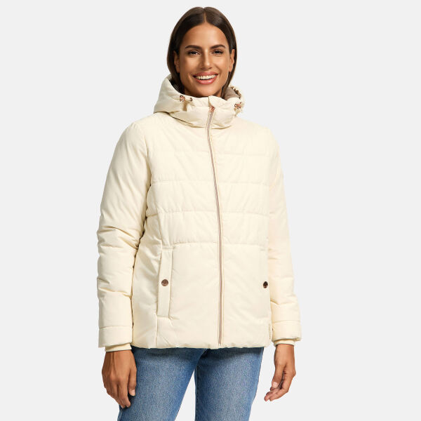 Marikoo Alemee Damen Stepp Jacke Cream Größe XXL - Gr. 44