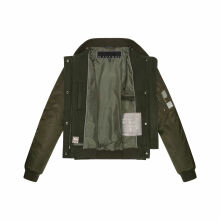 Navahoo Willstehaben Damen Jacke Olive Größe L - Gr. 40