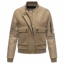 Navahoo Willstehaben Damen Jacke Stone Brown Größe XL - Gr. 42