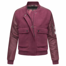 Navahoo Willstehaben Damen Jacke Wine Größe XL - Gr. 42