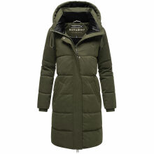 Navahoo Wintertanz Damen Winterjacke Olive Größe L - Gr. 40