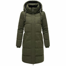 Navahoo Wintertanz Damen Winterjacke Olive Größe L - Gr. 40