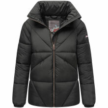 Navahoo Schokolinaa Damen Winter Steppjacke Schwarz Größe S - Gr. 36