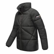 Navahoo Schokolinaa Damen Winter Steppjacke Schwarz Größe M - Gr. 38
