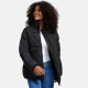 Navahoo Schokolinaa Damen Winter Steppjacke Schwarz Größe L - Gr. 40