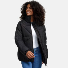 Navahoo Schokolinaa Damen Winter Steppjacke Schwarz Größe XXXL - Gr. 46