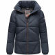 Navahoo Schokolinaa Damen Winter Steppjacke Navy Größe L - Gr. 40