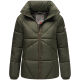 Navahoo Schokolinaa Damen Winter Steppjacke Olive Größe S - Gr. 36