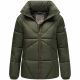 Navahoo Schokolinaa Damen Winter Steppjacke Olive Größe XL - Gr. 42