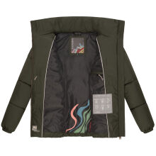Navahoo Schokolinaa Damen Winter Steppjacke Olive Größe XXL - Gr. 44