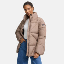 Navahoo Schokolinaa Damen Winter Steppjacke Taupe Grey Größe XS - Gr. 34