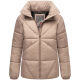 Navahoo Schokolinaa Damen Winter Steppjacke Taupe Grey Größe XS - Gr. 34