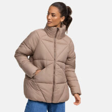 Navahoo Schokolinaa Damen Winter Steppjacke Taupe Grey Größe S - Gr. 36