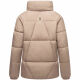 Navahoo Schokolinaa Damen Winter Steppjacke Taupe Grey Größe M - Gr. 38