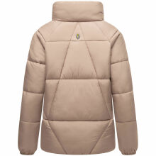 Navahoo Schokolinaa Damen Winter Steppjacke Taupe Grey Größe XXXL - Gr. 46