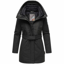 Navahoo Eishauch Damen Winterjacke Schwarz Größe XXL - Gr. 44