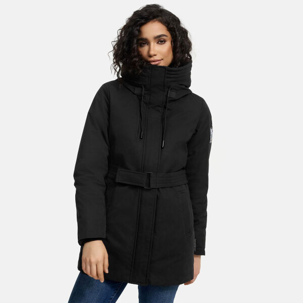 Navahoo Eishauch Damen Winterjacke Schwarz Größe XXXL - Gr. 46