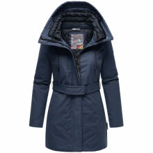 Navahoo Eishauch Damen Winterjacke Navy Größe XXL - Gr. 44