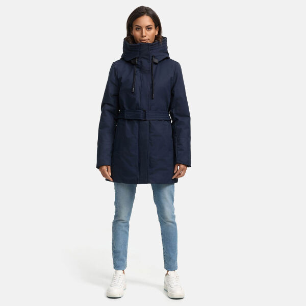 Navahoo Eishauch Damen Winterjacke Navy Größe XXXL - Gr. 46