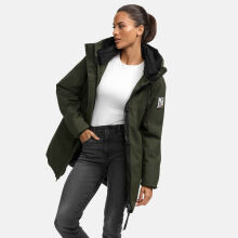 Navahoo Eishauch Damen Winterjacke Dark Olive Größe S - Gr. 36