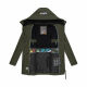 Navahoo Eishauch Damen Winterjacke Dark Olive Größe S - Gr. 36