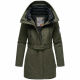 Navahoo Eishauch Damen Winterjacke Dark Olive Größe M - Gr. 38