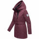 Navahoo Eishauch Damen Winterjacke Wine Größe XL - Gr. 42