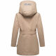 Navahoo Eishauch Damen Winterjacke Taupe Grey Größe S - Gr. 36