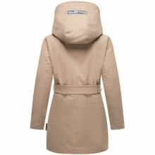 Navahoo Eishauch Damen Winterjacke Taupe Grey Größe M - Gr. 38