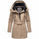 Navahoo Eishauch Damen Winterjacke Taupe Grey Größe M - Gr. 38