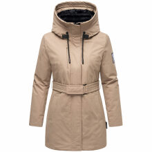 Navahoo Eishauch Damen Winterjacke Taupe Grey Größe XL - Gr. 42