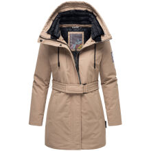 Navahoo Eishauch Damen Winterjacke Taupe Grey Größe XXL - Gr. 44