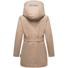Navahoo Eishauch Damen Winterjacke Taupe Grey Größe XXL - Gr. 44