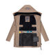 Navahoo Eishauch Damen Winterjacke Taupe Grey Größe XXL - Gr. 44