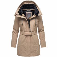 Navahoo Eishauch Damen Winterjacke Taupe Grey Größe XXXL - Gr. 46