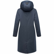 Marikoo Ledalaa Damen Winterjacke Navy Größe XXL - Gr. 44