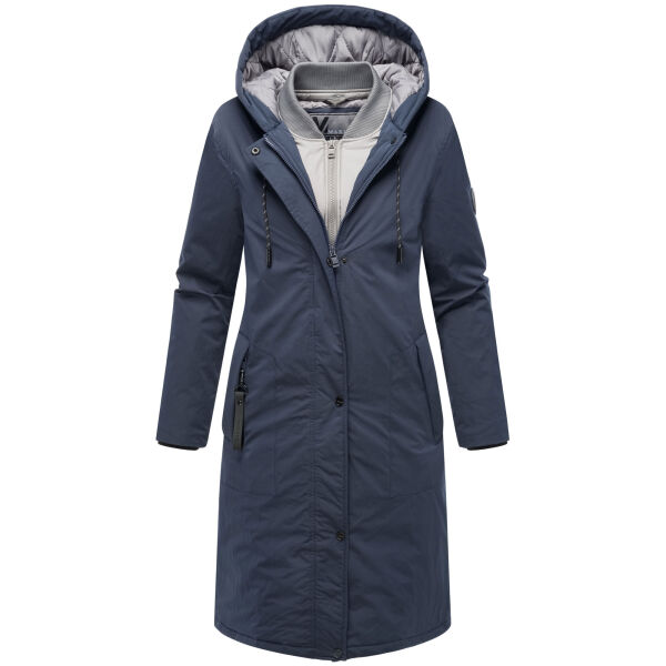 Marikoo Ledalaa Damen Winterjacke Navy Größe XXXL - Gr. 46