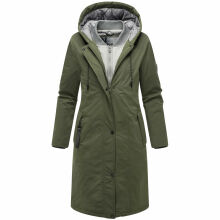 Marikoo Ledalaa Damen Winterjacke Dark Olive Größe S - Gr. 36
