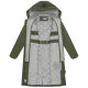 Marikoo Ledalaa Damen Winterjacke Dark Olive Größe XXXL - Gr. 46
