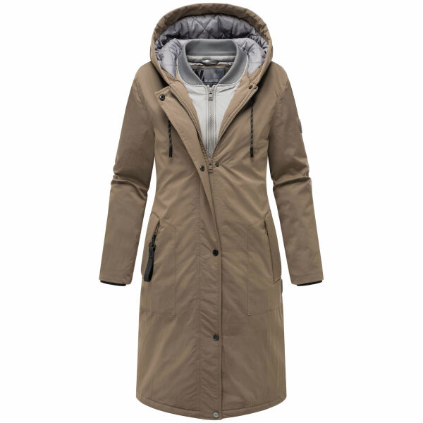 Marikoo Ledalaa Damen Winterjacke Stone Brown Größe XL - Gr. 42