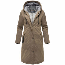 Marikoo Ledalaa Damen Winterjacke Stone Brown Größe XXL - Gr. 44