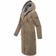 Marikoo Ledalaa Damen Winterjacke Stone Brown Größe XXL - Gr. 44