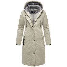 Marikoo Ledalaa Damen Winterjacke Pebble Grey Größe XXL - Gr. 44